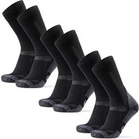 DANISH ENDURANCE Socken Classic Hiking Crew, Größe 39/42 in Schwarz