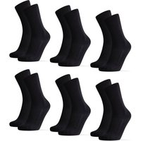 DANISH ENDURANCE Socken Cotton Crew, Größe 43-47 in Schwarz