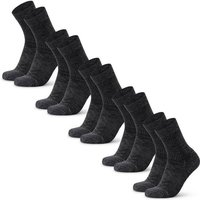DANISH ENDURANCE Socken Light Hiking Crew, Größe 35/38 in Grau