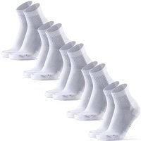 DANISH ENDURANCE Socken Long Distance Quarter, Größe 39/42 in Weiß