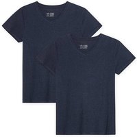 DANISH ENDURANCE T-Shirt Ease V-Neck, Größe L in Blau