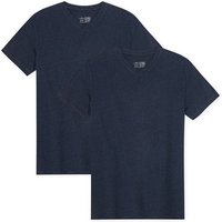 DANISH ENDURANCE T-Shirt Ease V-Neck, Größe XL in Blau
