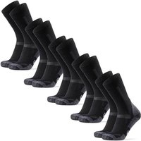 DANISH ENDURANCE Wandersocken Classic Hiking Crew, Größe 39/42 in Schwarz