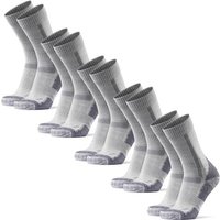 DANISH ENDURANCE Wandersocken Classic Hiking Crew, Größe 43-47 in Grau