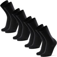 DANISH ENDURANCE Wandersocken Liner Crew, Größe 35/38 in Schwarz