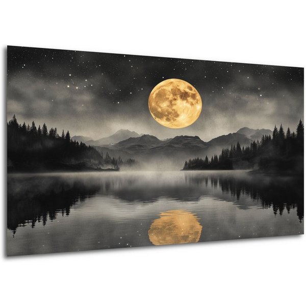 DARO Design Leinwandbild Modern Abstrakt Wandbilder XXL Wandbild Wand Deko Leinwand Bilder, 30x20cm