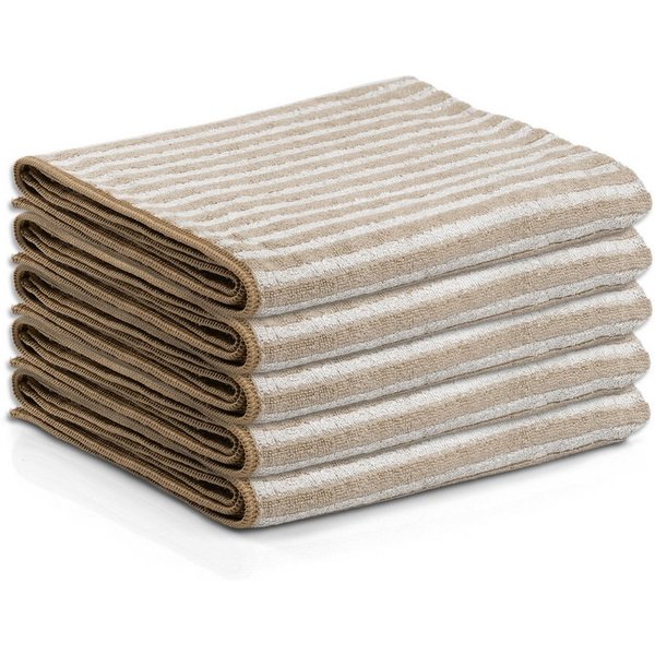 Das Blaue Wunder® Geschirrtuch EXTRA Premium aus Bambusfasern für Küche und Haushalt, (Set in 40 x 70cm), Reinigen und Trocknen, Streifen- und fusselfrei, Wasch