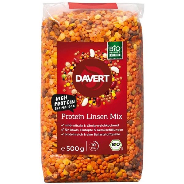 Davert Hülsenfrüchte Protein Linsen Mix 500g