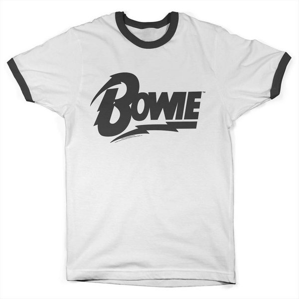 David Bowie T-Shirt Logo Ringer Tee