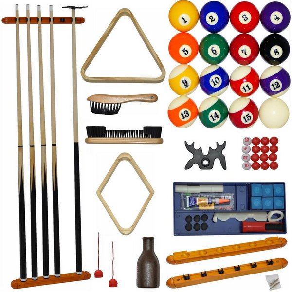 dazikemo Billardtisch Billard Zubehör Set ALL IN ONE Komplett Set