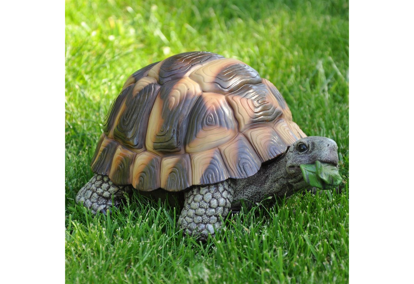 dazikemo Gartenfigur Dekofigur Gartenfigur Teichfigur Schildkröte – Bild 4 von 5