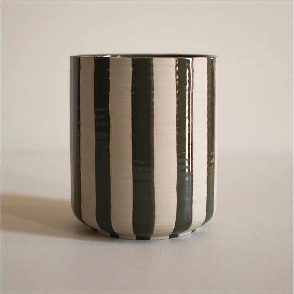 dbkd Dekoobjekt Schale Line - stripe grün