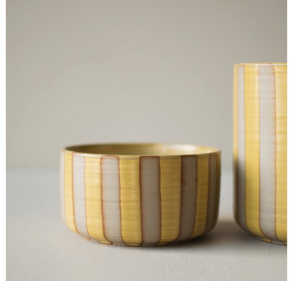 dbkd Dekoobjekt Schale Line - stripe yellow – Bild 3 von 5