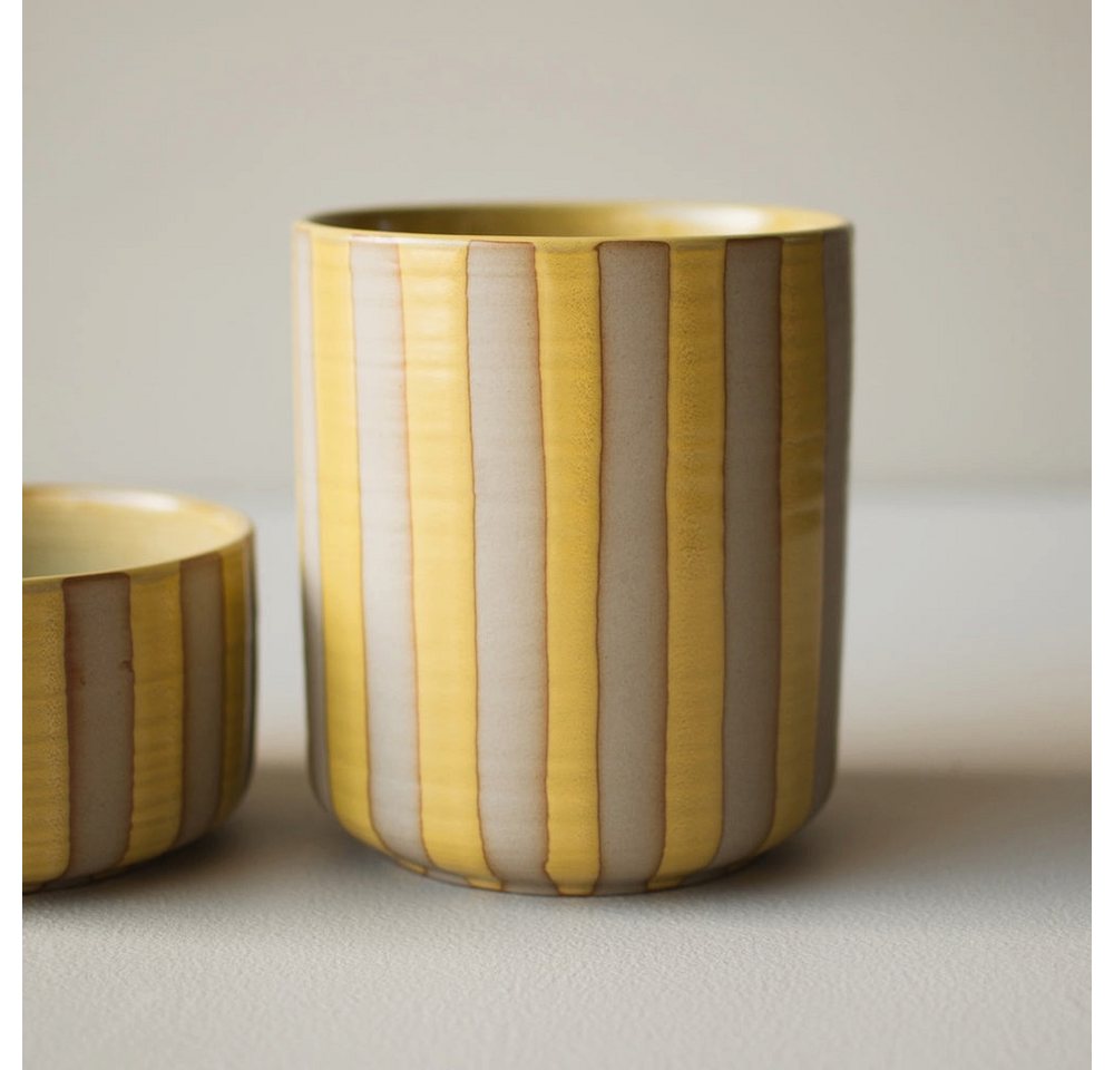 dbkd Dekoobjekt Schale Line - stripe yellow – Bild 4 von 5