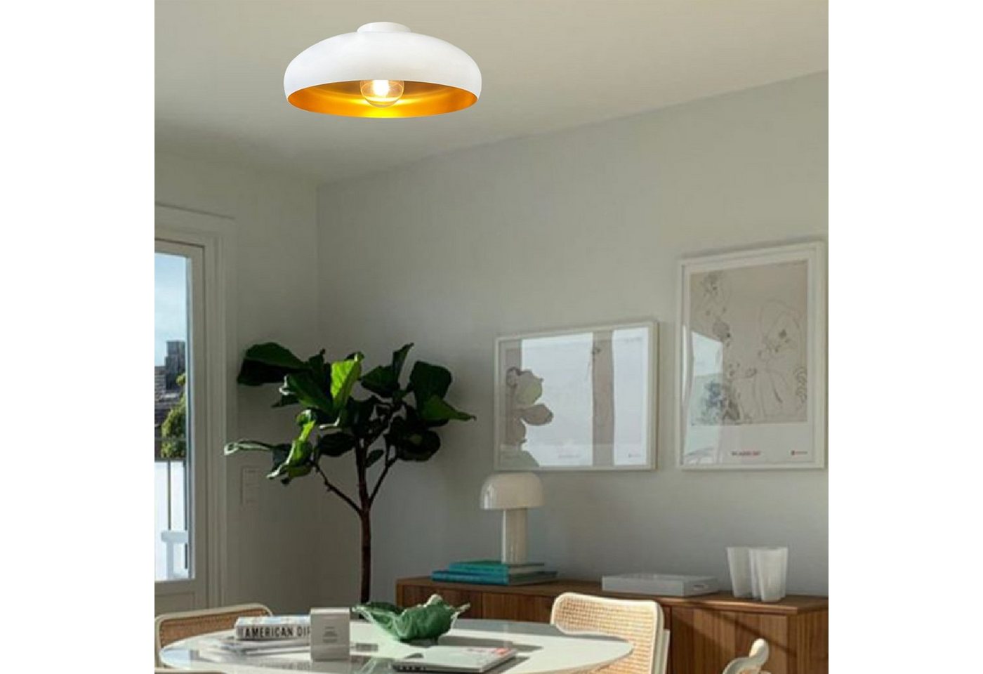 Bamyum Deckenleuchte Bamyum Deckenleuchte I Androa I Ø40 cm Metall Lampe, ohne Leuchtmittel – Bild 2 von 5