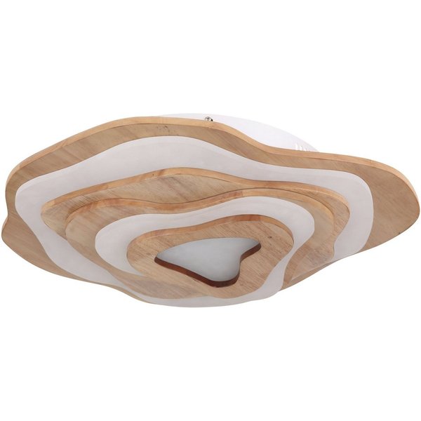 GLOBO LIGHTING Deckenleuchte GLOBO Lighting Deckenleuchte JACKS LBH 58x50x10 cm braun Deckenlampe