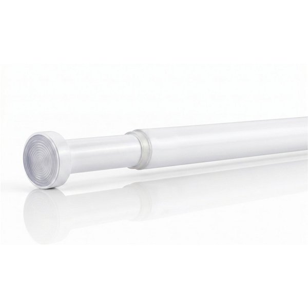 Deco-Raum Duschvorhangstange X-press, Ø 19 mm, 1-läufig, ausdrehbar, ohne Bohren, geklemmt, Metall, flexibel einsetzbar