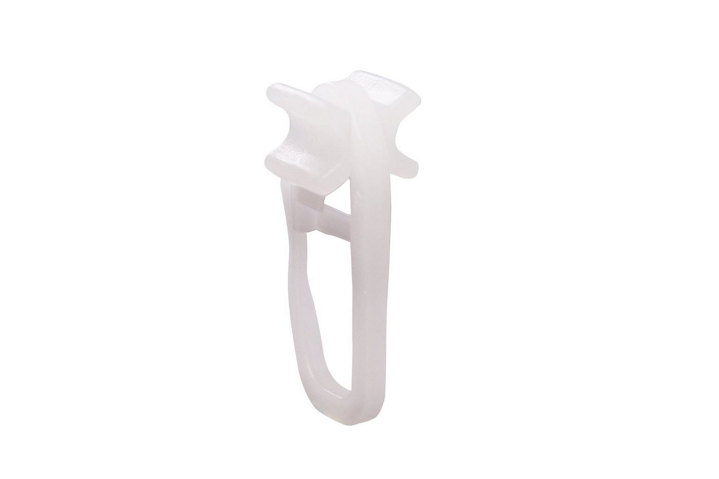 Deco-Raum Gardinengleiter X-Gleiter, mit Faltenlegehaken für Gardinenschienen, (50-St), für 6mm Innenlaufschienen Laufschienen Schlaufengleiter – Bild 4 von 5