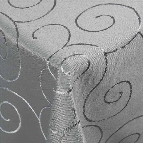 DecoHomeTextil Heimtextilmanufaktur Tischdecke Kringel Circle Tafeldecke Ornamente Damast Tischdecke