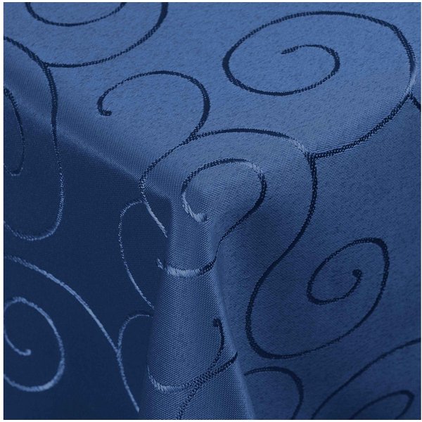 DecoHomeTextil Heimtextilmanufaktur Tischdecke Kringel Circle Tafeldecke Ornamente Damast Tischdecke