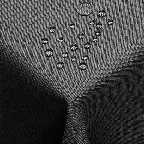 DecoHomeTextil Heimtextilmanufaktur Tischdecke Leinen Optik Tischdecke Tischtuch Abwaschbar Wasserabweisend