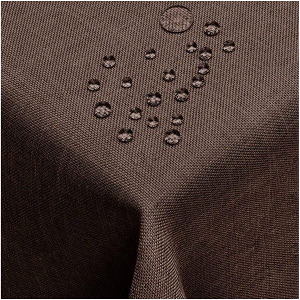 DecoHomeTextil Heimtextilmanufaktur Tischdecke Leinen Optik Tischdecke Tischtuch Abwaschbar Wasserabweisend