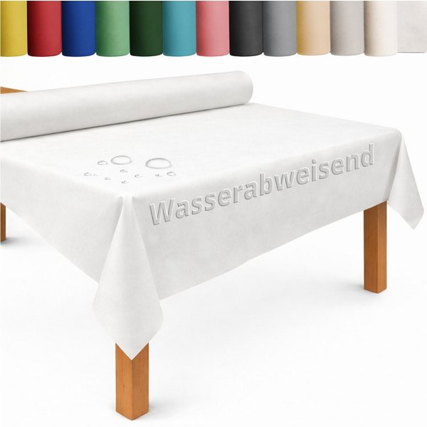 DecoHomeTextil Heimtextilmanufaktur Tischdecke Rolle Vliesstoff Tischläufer Vlies wasserabweisend
