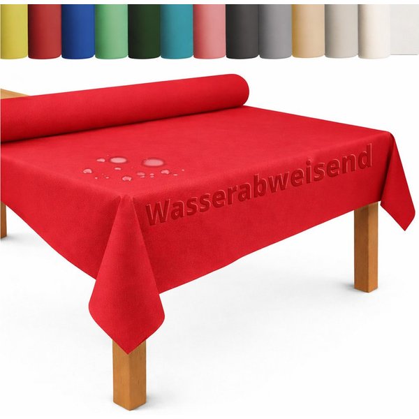 DecoHomeTextil Heimtextilmanufaktur Tischdecke Rolle Vliesstoff Tischläufer Vlies wasserabweisend