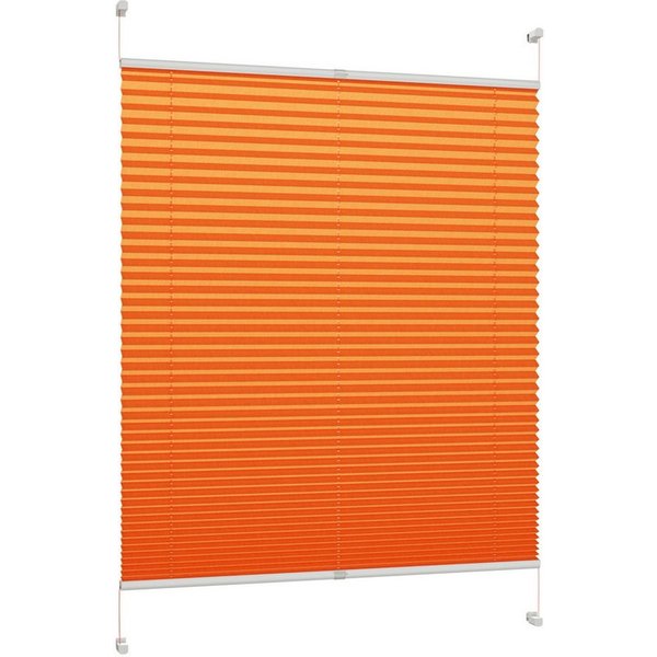 DécoProfi Plissee Plissee Klemmfix ohne Bohren, blickdicht, ohne Bohren, verspannt, Klemmfix, Stufenlos verstellbar
