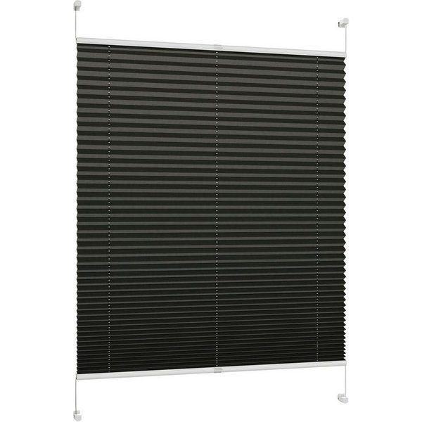 DécoProfi Plissee Plissee Klemmfix ohne Bohren, blickdicht, ohne Bohren, verspannt, Klemmfix, Stufenlos verstellbar
