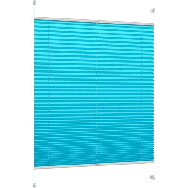 DécoProfi Plissee Plissee Klemmfix ohne Bohren, blickdicht, ohne Bohren, verspannt, Klemmfix, Stufenlos verstellbar