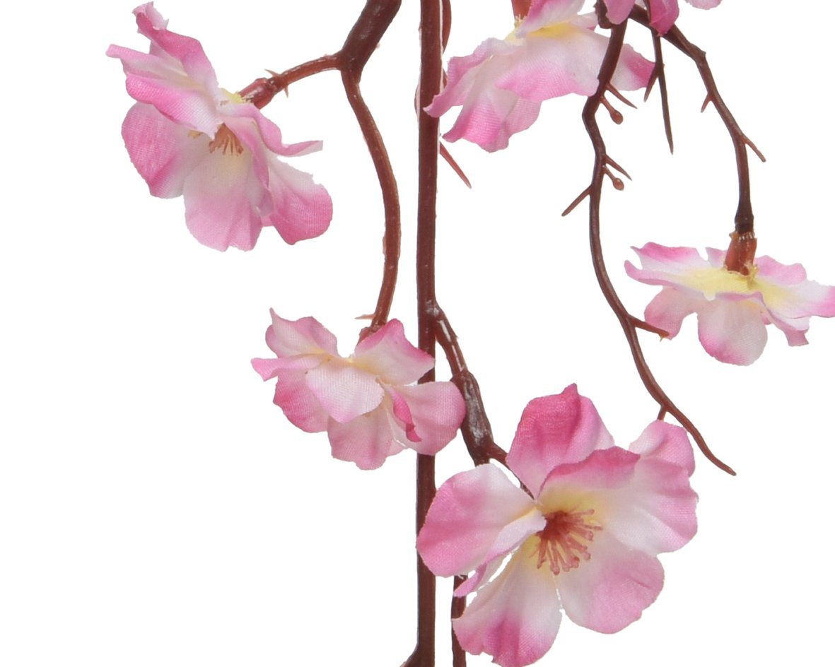 Kunstblume, Decoris season decorations, Kunstblumen Girlande Sakura - Kirschblüte 187cm rosa – Bild 2 von 2