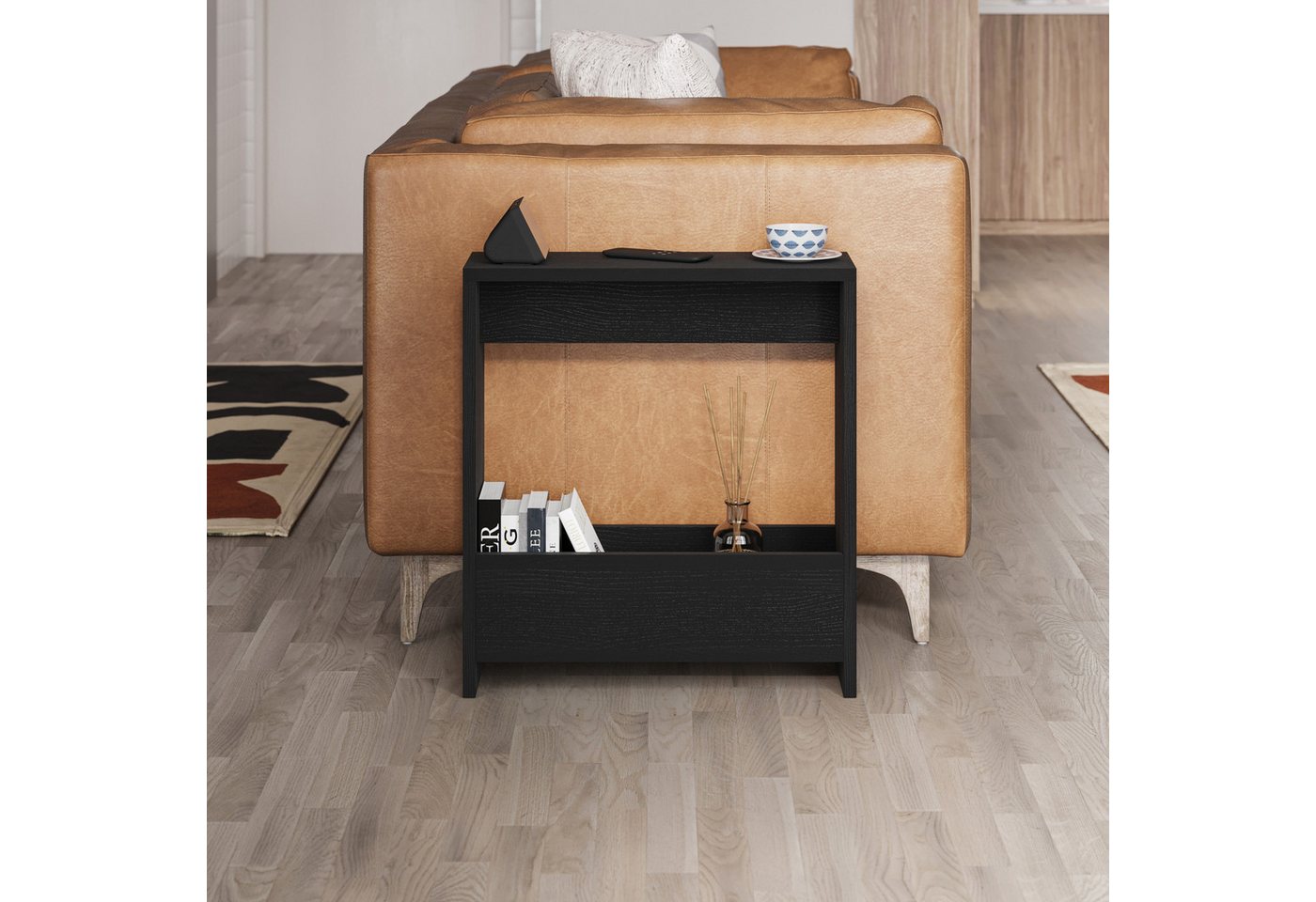Decortie Beistelltisch Simpi (pack), Moderner Beistelltisch, Mehrzweck mit Kreativität, 55 x 20 x 60 cm – Bild 3 von 5