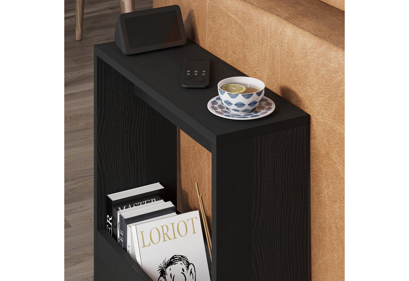 Decortie Beistelltisch Simpi (pack), Moderner Beistelltisch, Mehrzweck mit Kreativität, 55 x 20 x 60 cm – Bild 4 von 5