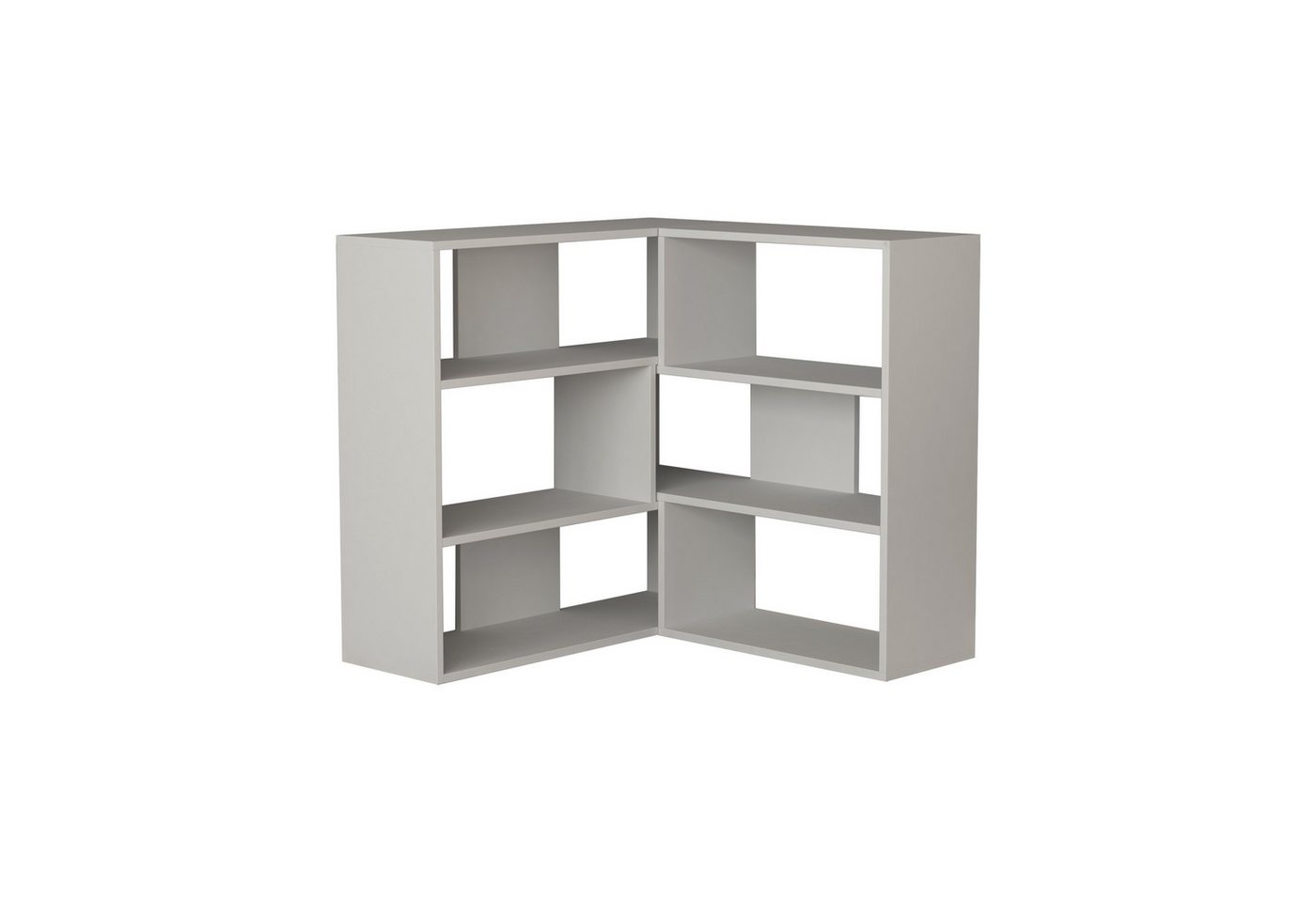 Decortie Bücherregal Molly, Modernes Eck-Mehrzweck Bücherregal, Nr.3, 157,5 x 30 x 89 cm – Bild 2 von 5