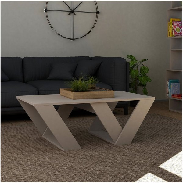 Decortie Couchtisch Pipra, Moderner Couchtisch, 110 x 60 x 40 cm