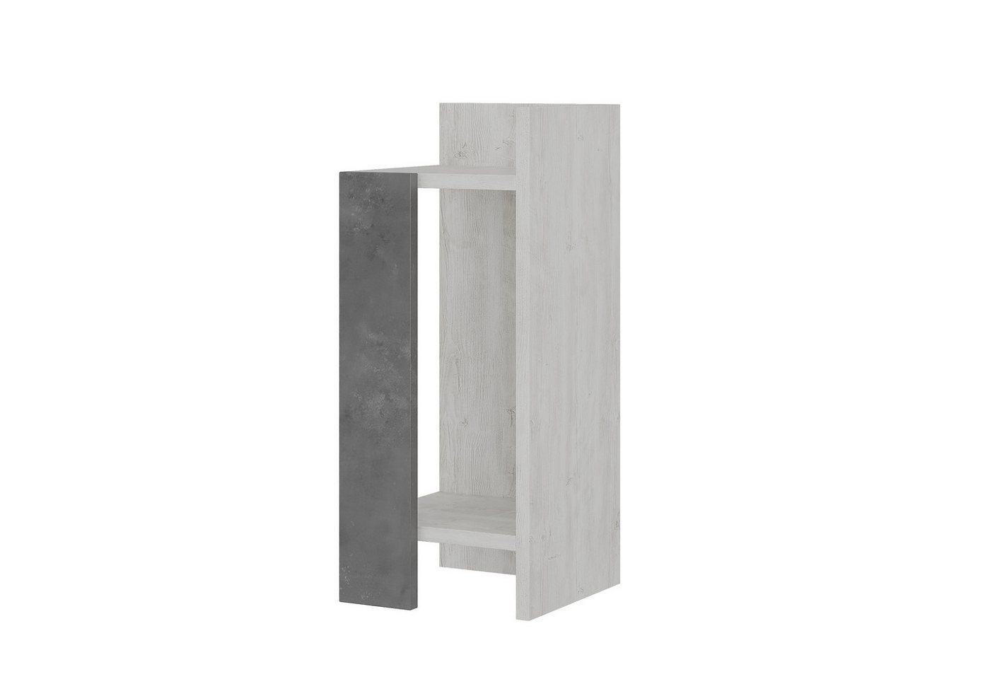 Decortie Nachttisch Elos (pack, 1 Nachttisch), Modern Nachttisch Rechtes Modul, 27 x 25 x 60 cm – Bild 2 von 5