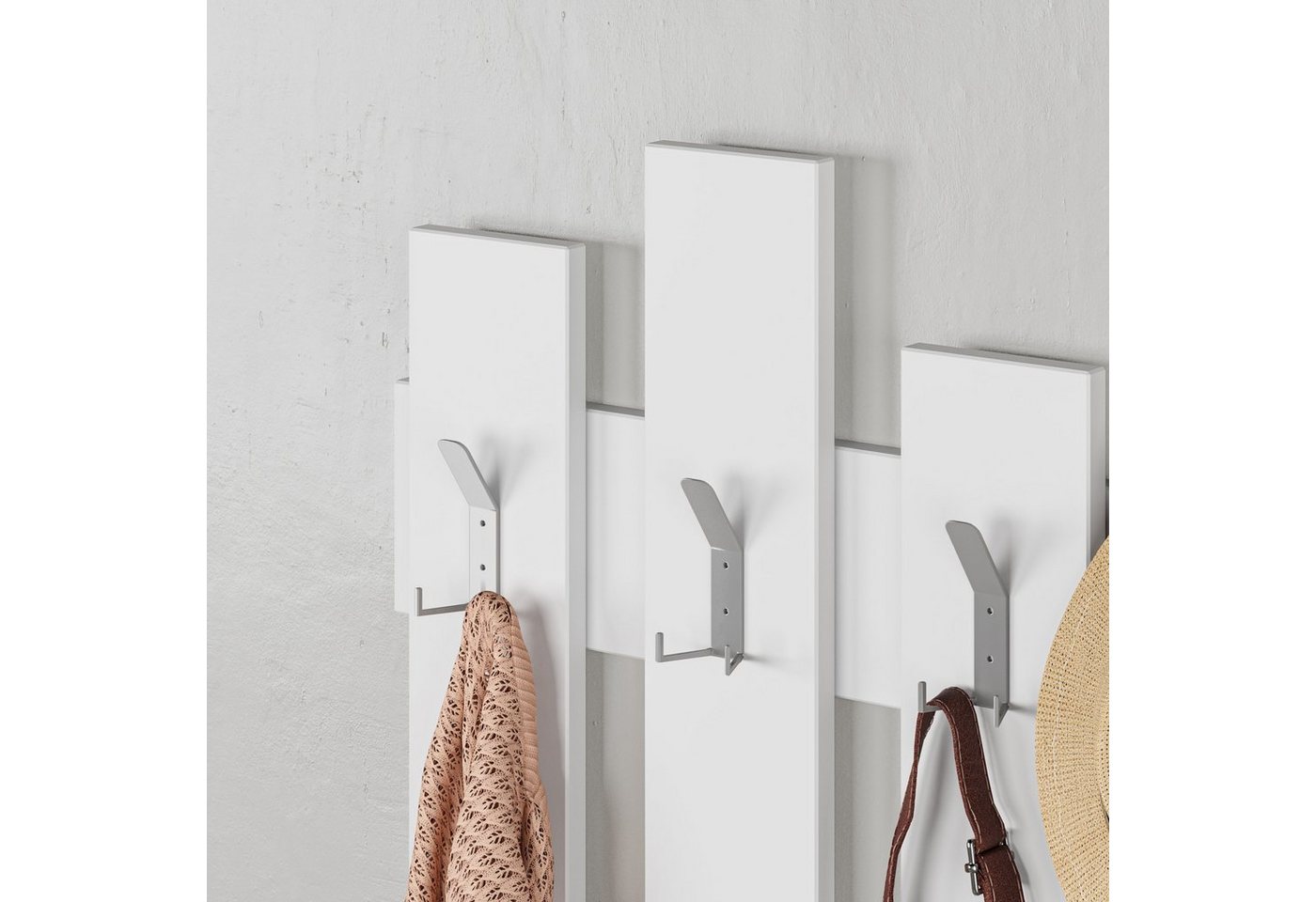 Decortie Wandgarderobe Wave, Aufhänger/ Hänger, 69 x 4 x 81 cm – Bild 2 von 5