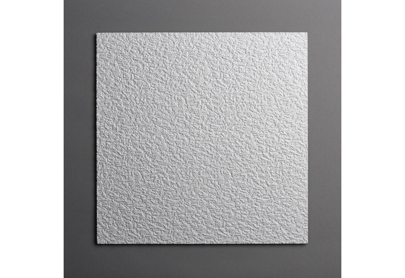 Decosa Deckenpaneel Deckenplatte AP 103 (Gent) EPS Feinputz-Optik - 2 Pack (4 qm), BxL: 50x50 cm, 2 qm – Bild 2 von 5