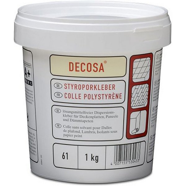 Decosa Klebstoff Styroporkleber 530433, (Packung), Gebrauchsfertig, Lösemittelfrei