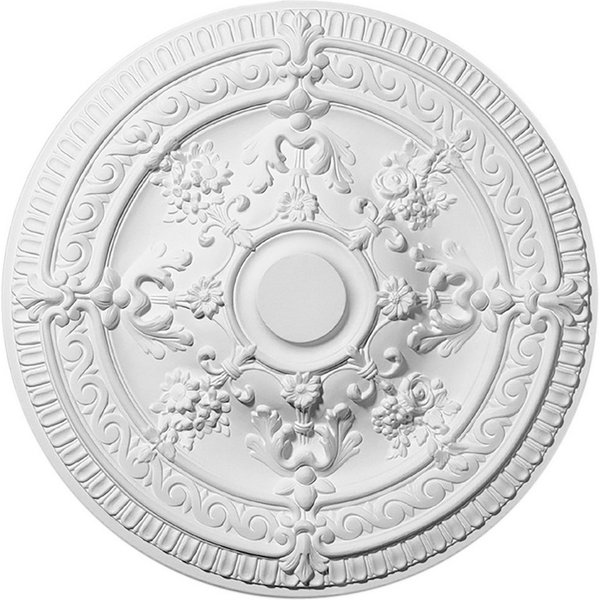 Decosa Wanddekoobjekt Deckenrosette Elena Stuck EPS Zierelement Rosette - 2 Stück (2 St)