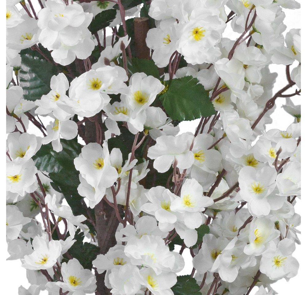 Kunstbaum Kirschbaum Kunstpflanze Kunstbaum Baum Künstliche Pflanze 120 cm Kirschbaum, Decovego, Höhe 120 cm – Bild 3 von 5