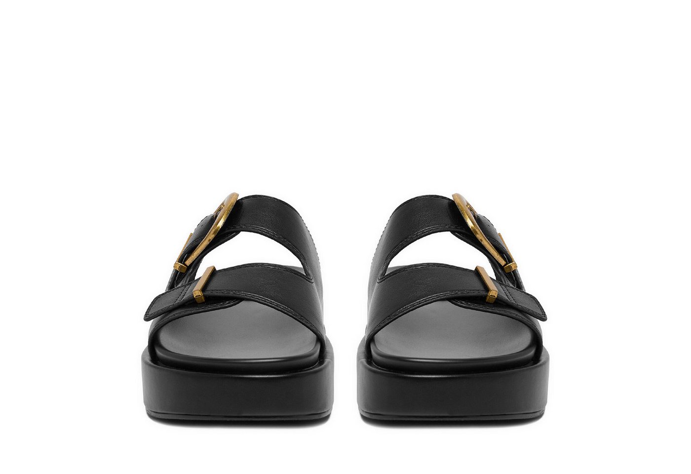 DeeZee Deezee Damen-Flip-Flops Schwarz Badepantolette – Bild 4 von 4