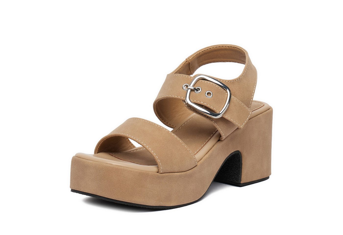 DeeZee Deezee Damen-Sandalen Beige Sandale – Bild 3 von 4