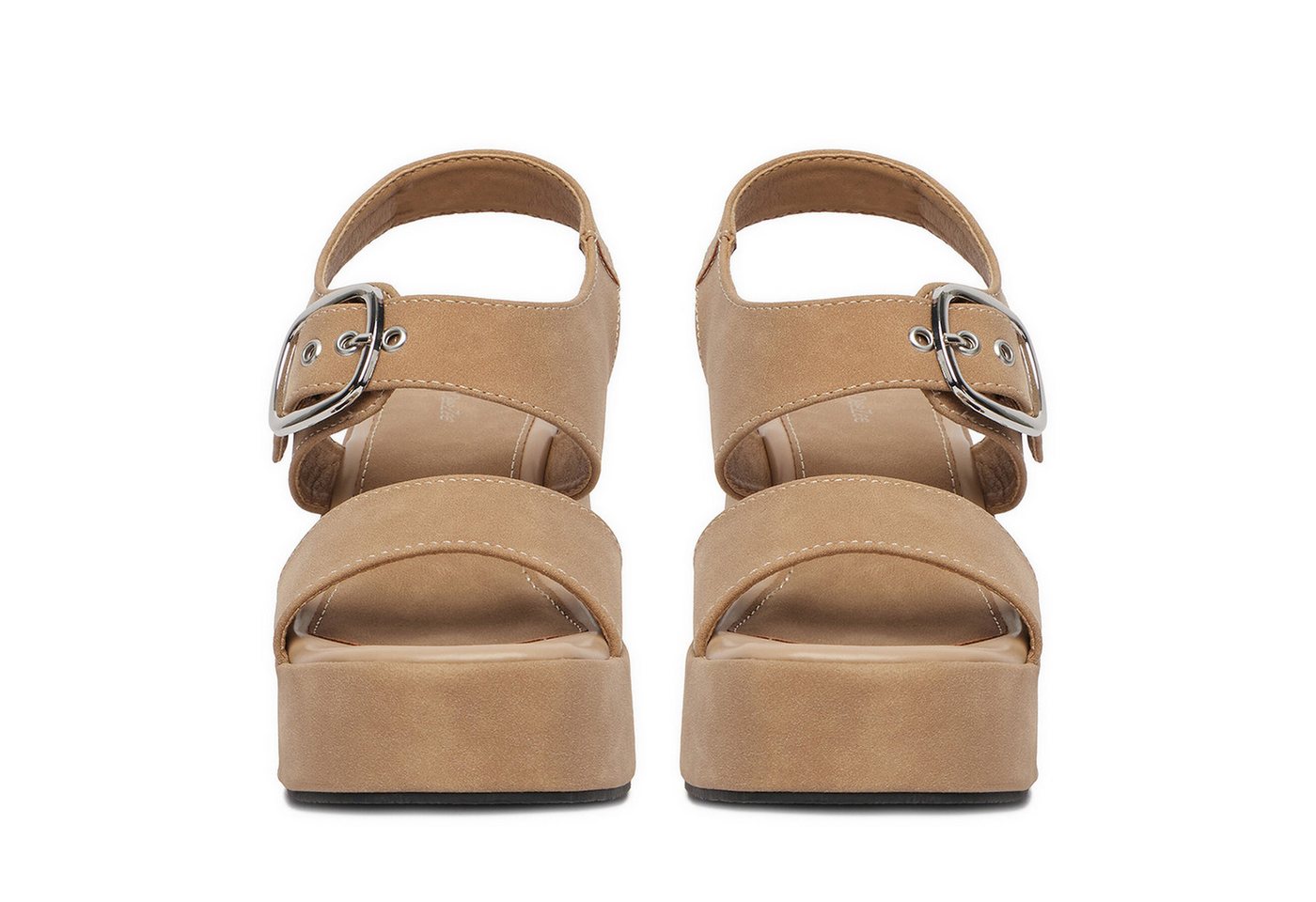 DeeZee Deezee Damen-Sandalen Beige Sandale – Bild 4 von 4
