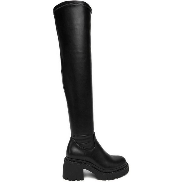 DeeZee Deezee Damen Stiefel CEO-WS6575-02 Schwarz Stiefel