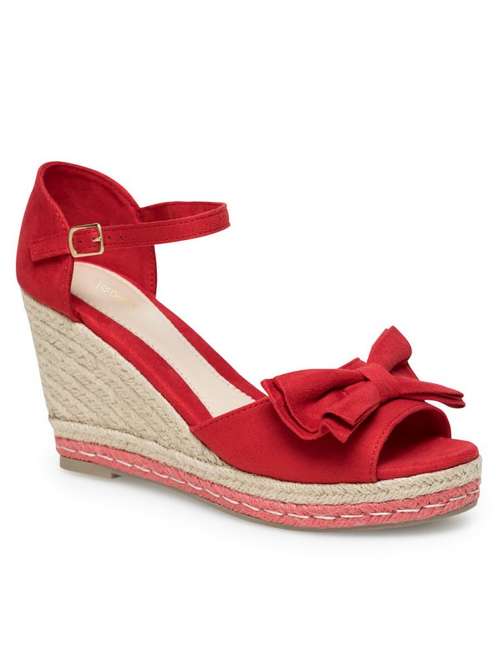 DeeZee Espadrilles WYL2710-02 Rot Espadrille – Bild 2 von 4