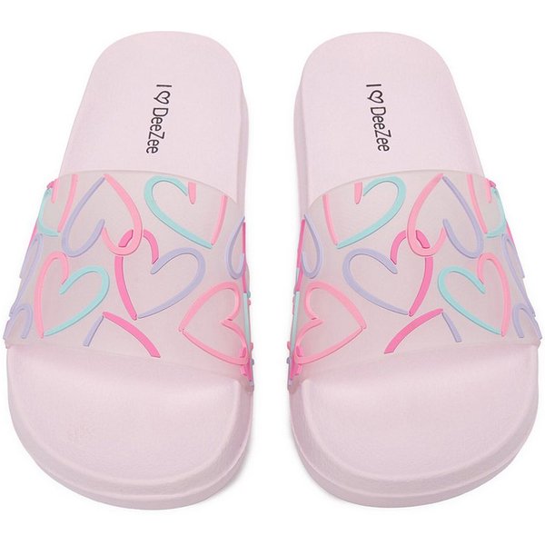 DeeZee Deezee Flip-Flops für Mädchen, farblos Badepantolette