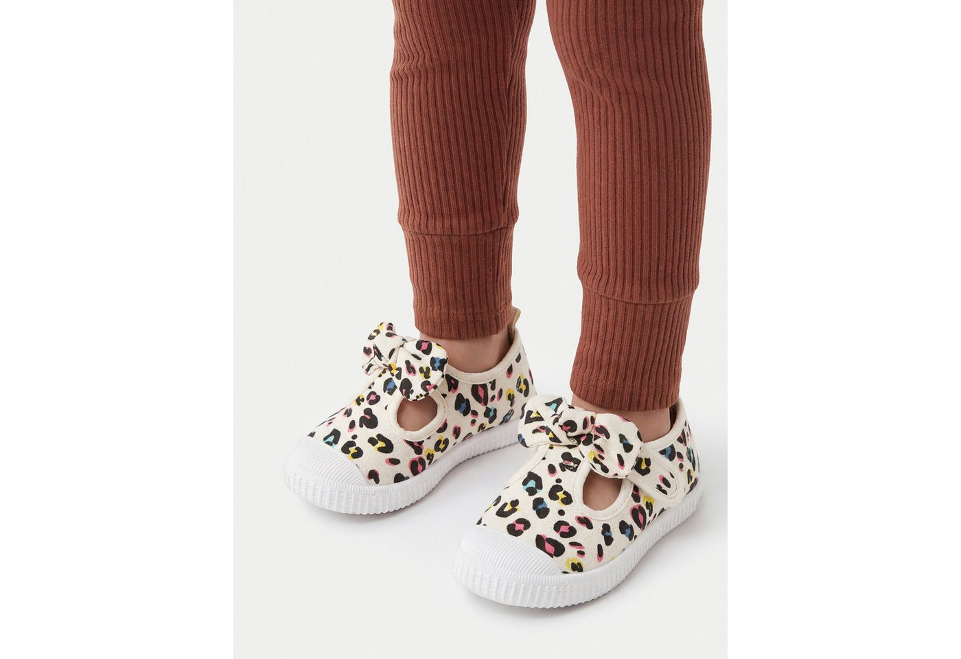 DeeZee Deezee Mädchen Hausschuhe Beige Plüsch Hausschuhe – Bild 2 von 4