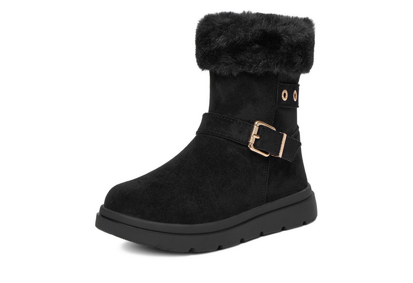 DeeZee Deezee Mädchen Stiefeletten 5907964535607 Schwarz Winterboots – Bild 2 von 4